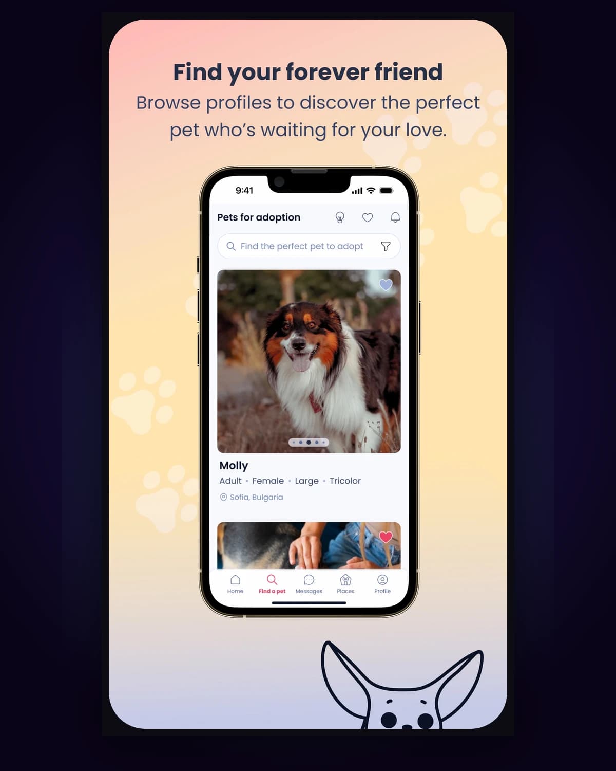 Furever — pet adoption flow