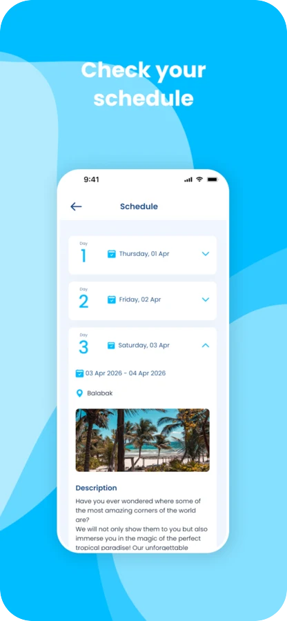Entravel — screen 2